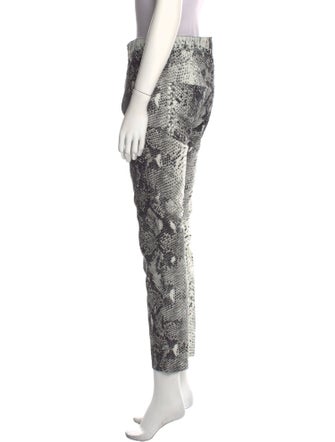 Nº 21 Animal Print Straight Leg Pants