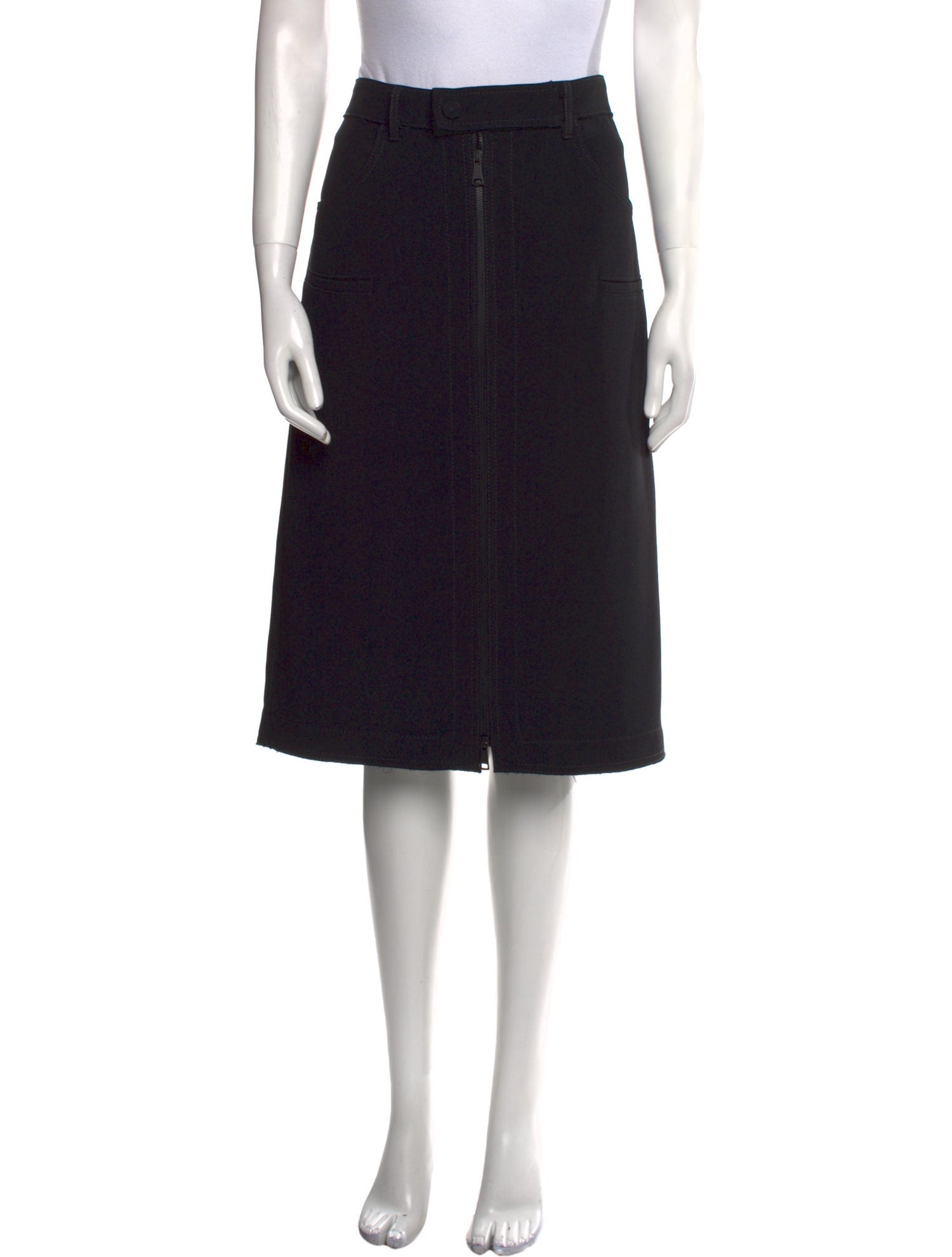 Nº 21 Whipstitch Trim Knee-Length Skirt w/ Tags