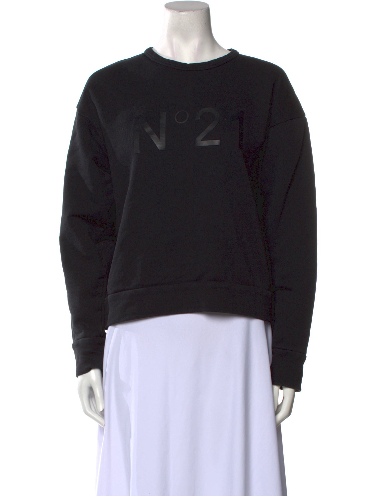 Nº 21 Graphic Print Crew Neck Sweatshirt