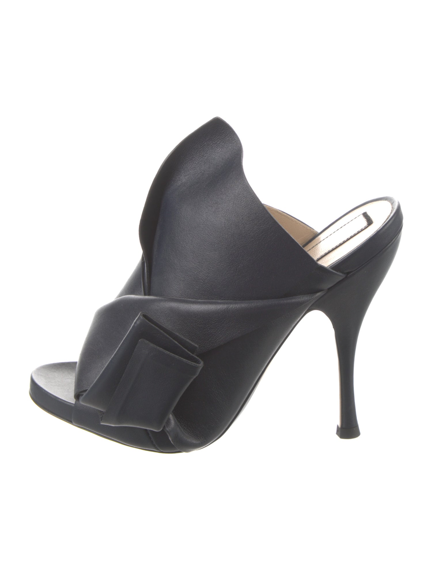 Nº 21 Leather Mules