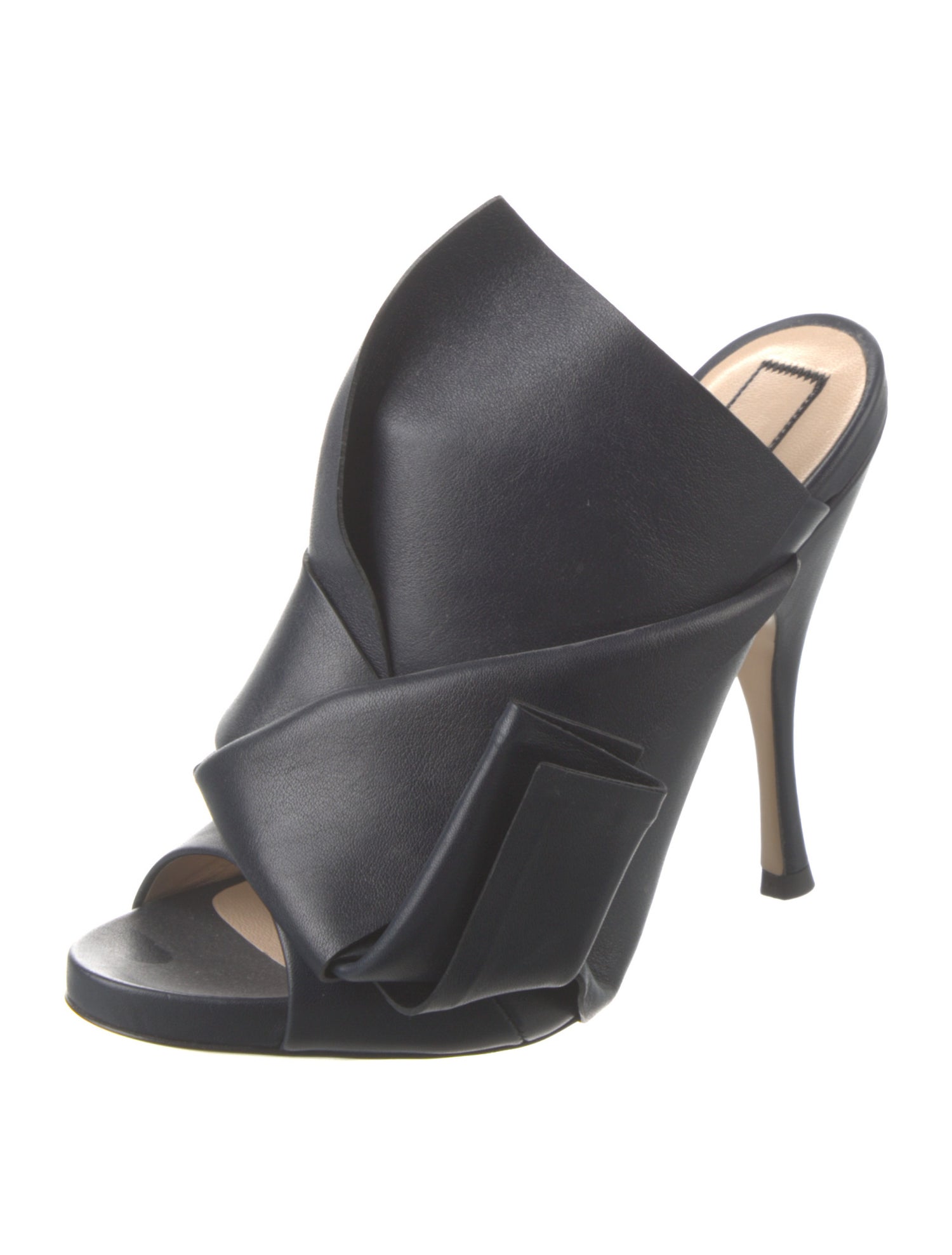 Nº 21 Leather Mules