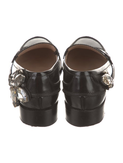 Nº 21 Leather Crystal Embellishments Loafers