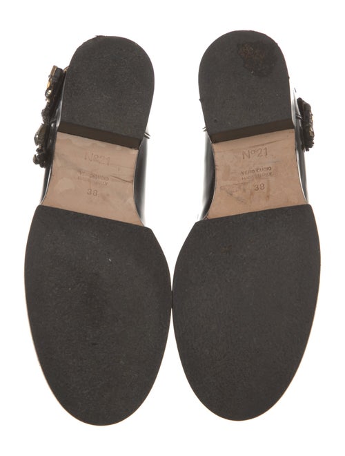 Nº 21 Leather Crystal Embellishments Loafers