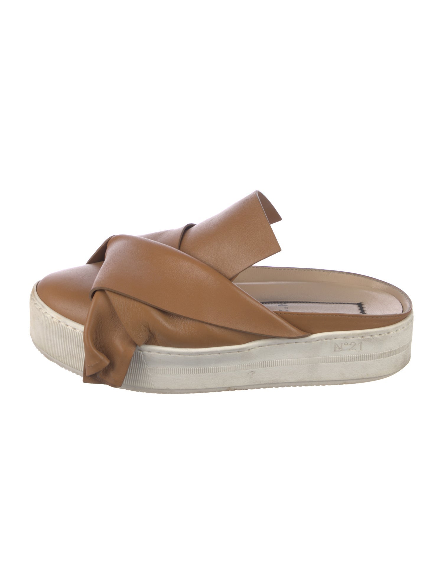 Nº 21 Leather Mules