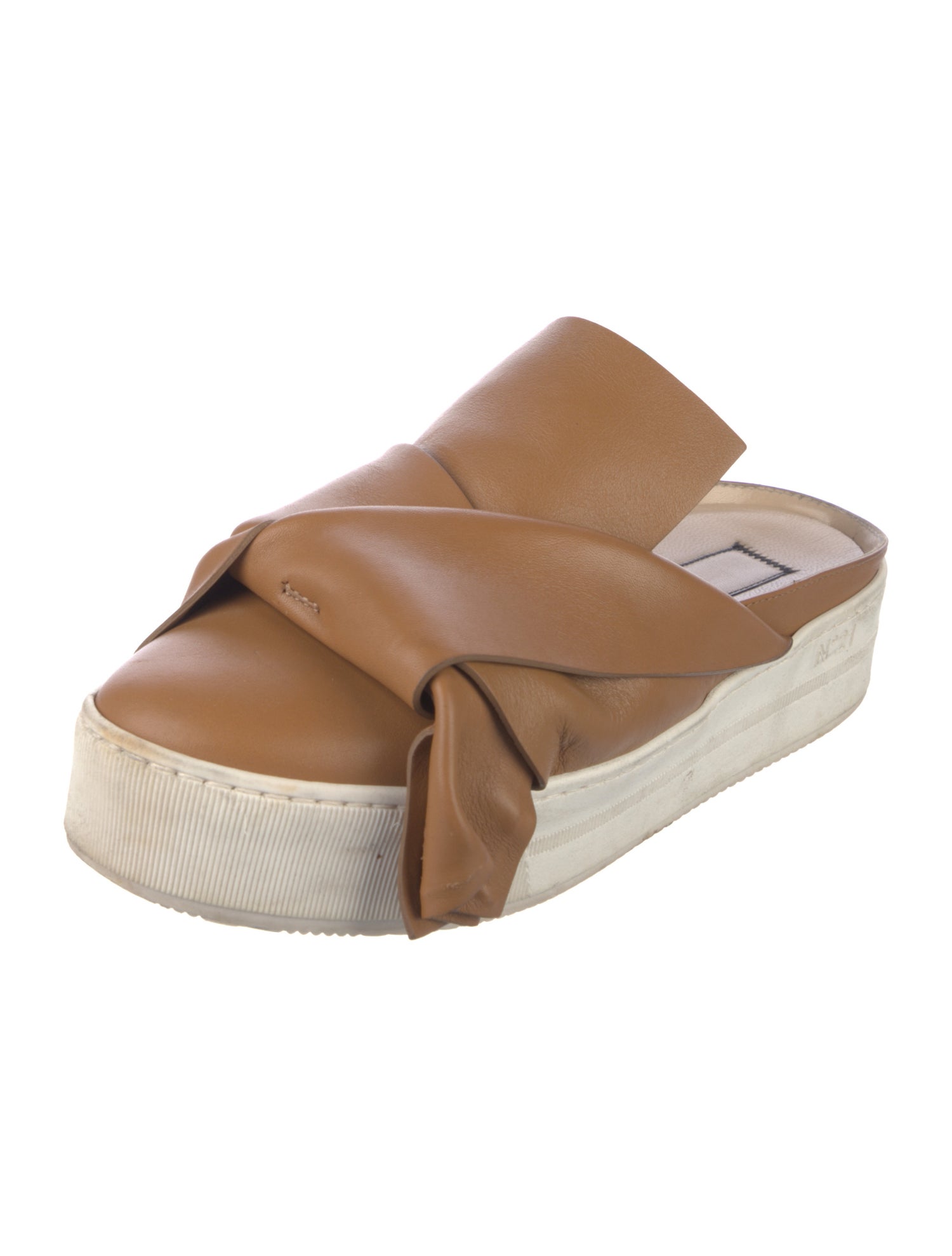 Nº 21 Leather Mules