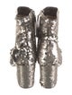 Nº 21 Sequins Crystal Embellishments Combat Boots