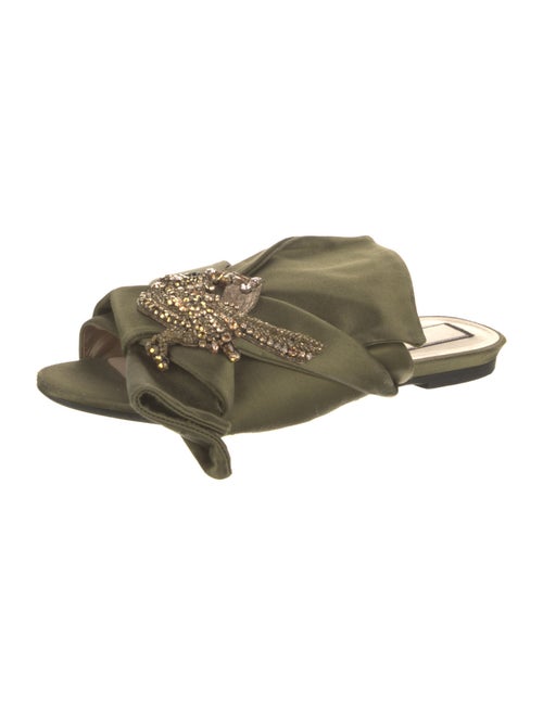 Nº 21 Satin Crystal Embellishments Slides