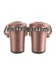 Nº 21 Satin Crystal Embellishments Slides
