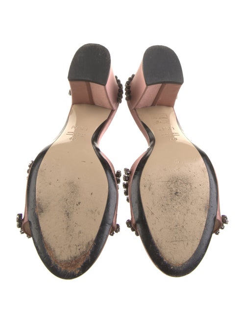 Nº 21 Satin Crystal Embellishments Slides