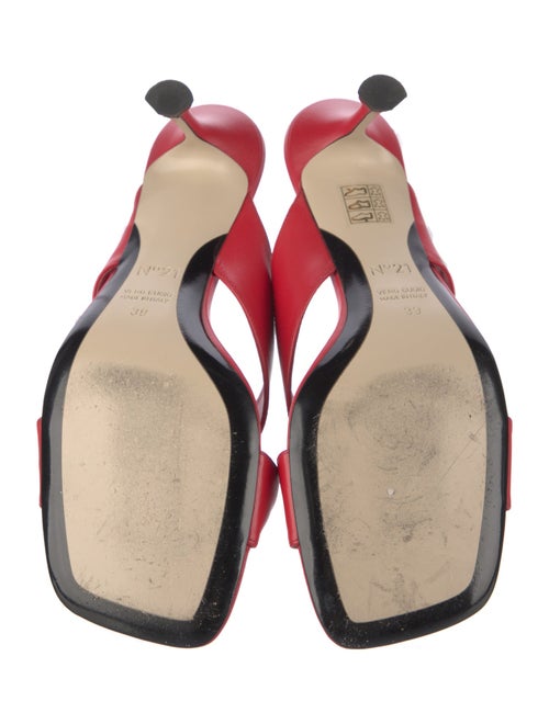 Nº 21 Leather Braided Accents Slides