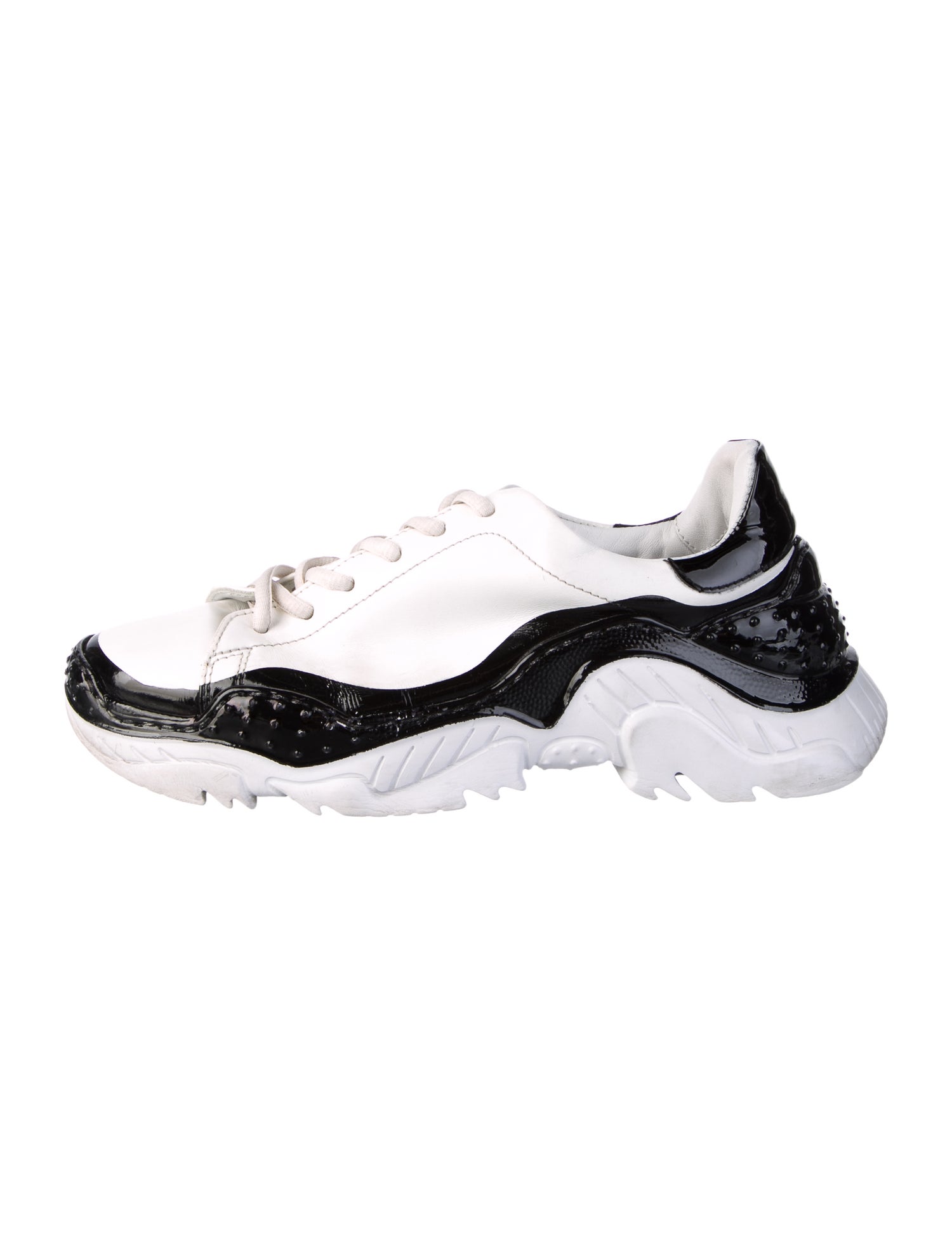 Nº 21 Patent Leather Chunky Sneakers