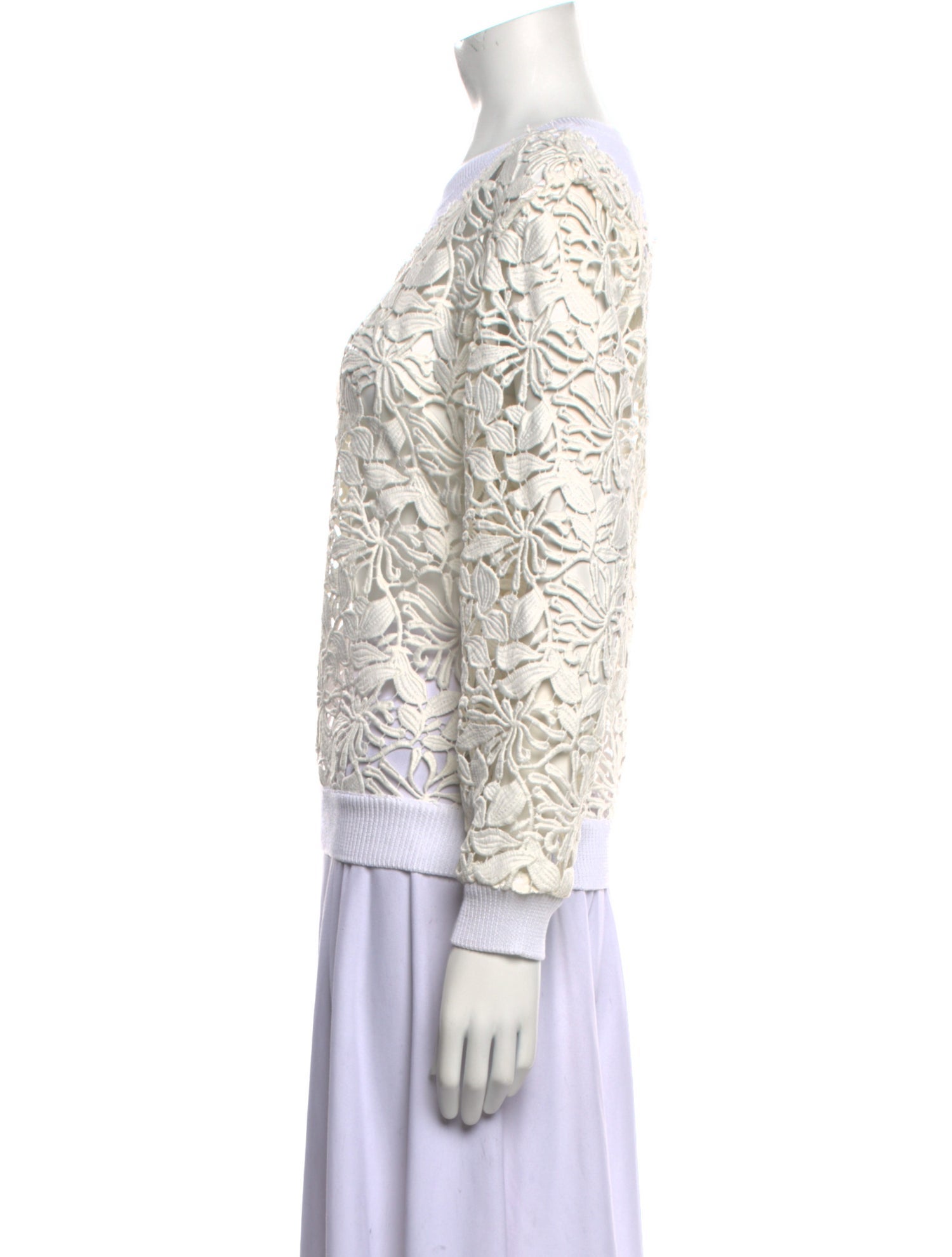 Nº 21 Patterned Crew Neck Sweater