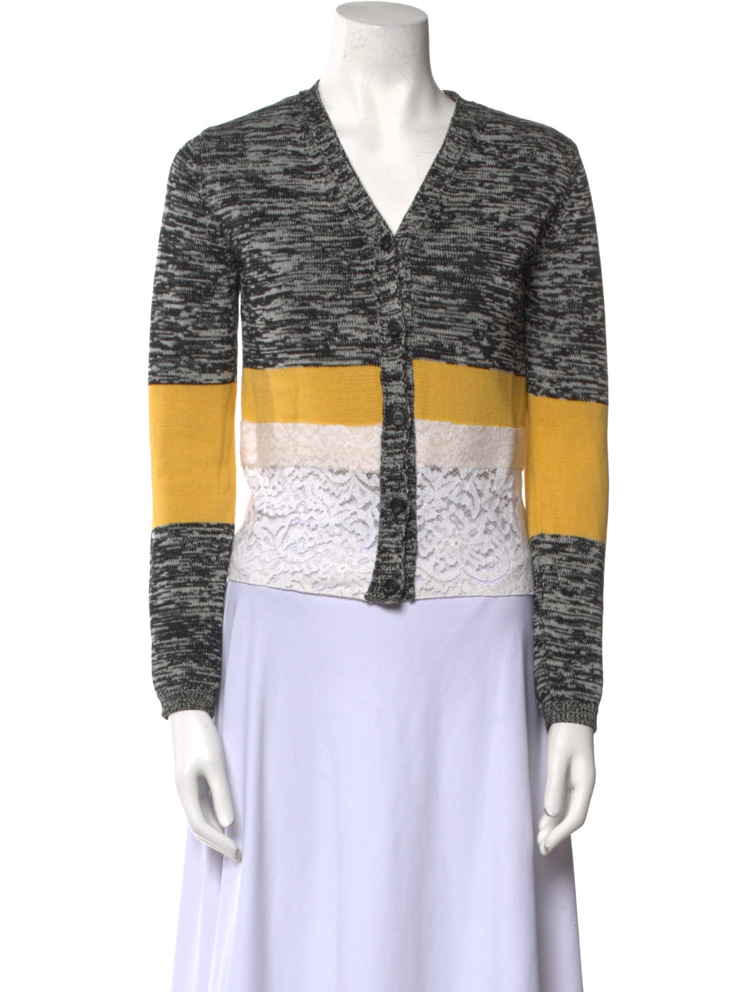 Nº 21 Patterned V-Neck Sweater