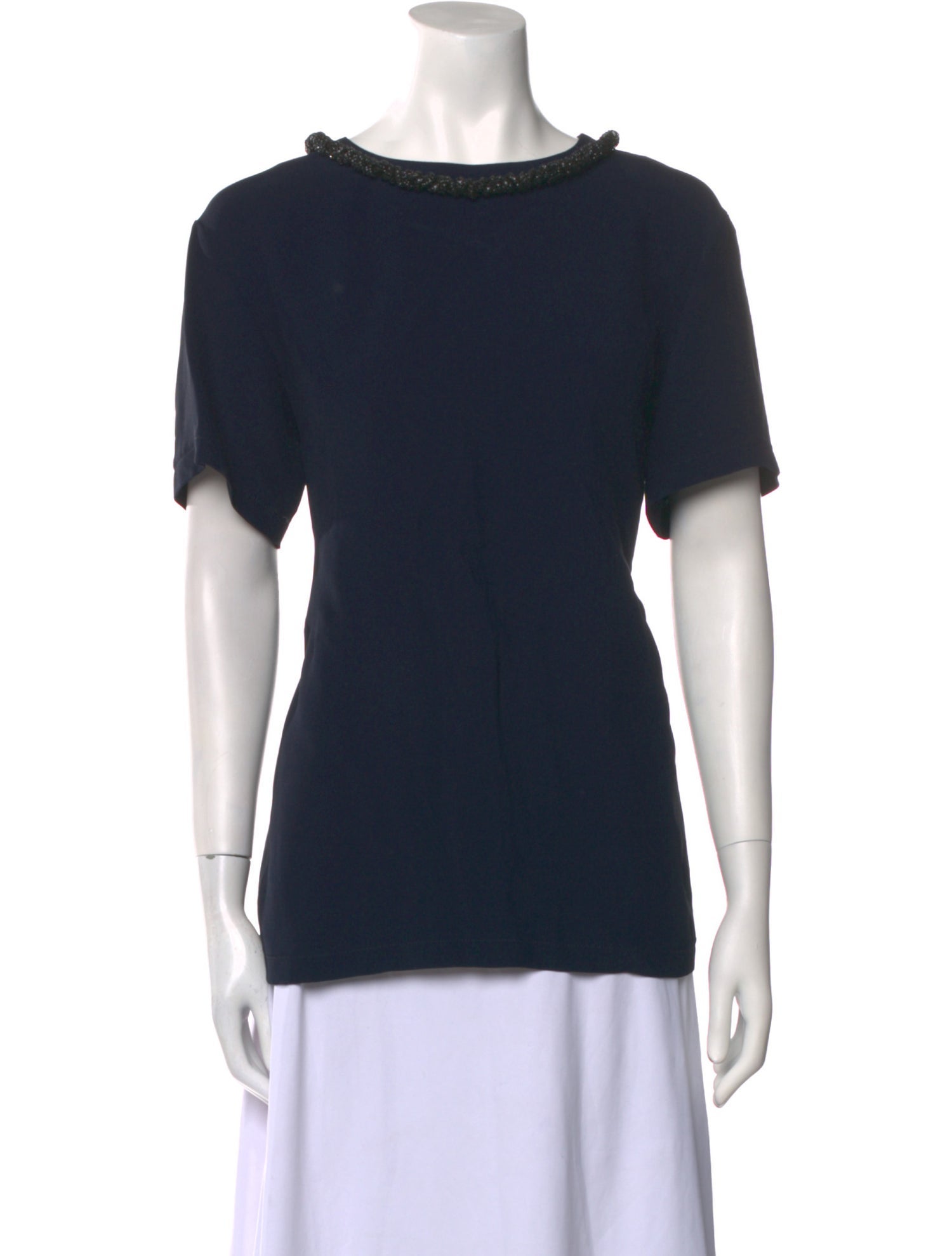 Nº 21 Bateau Neckline Short Sleeve T-Shirt
