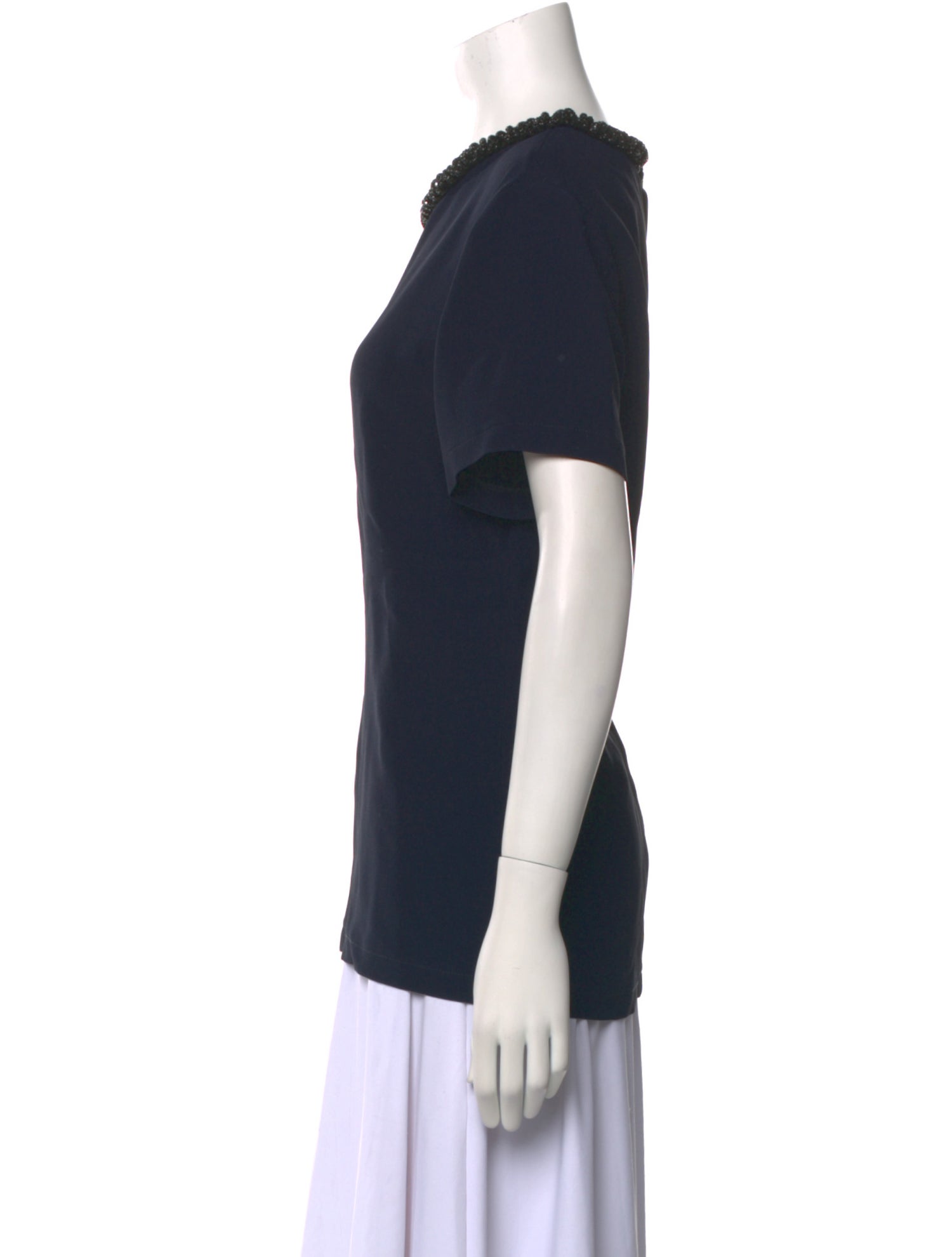Nº 21 Bateau Neckline Short Sleeve T-Shirt