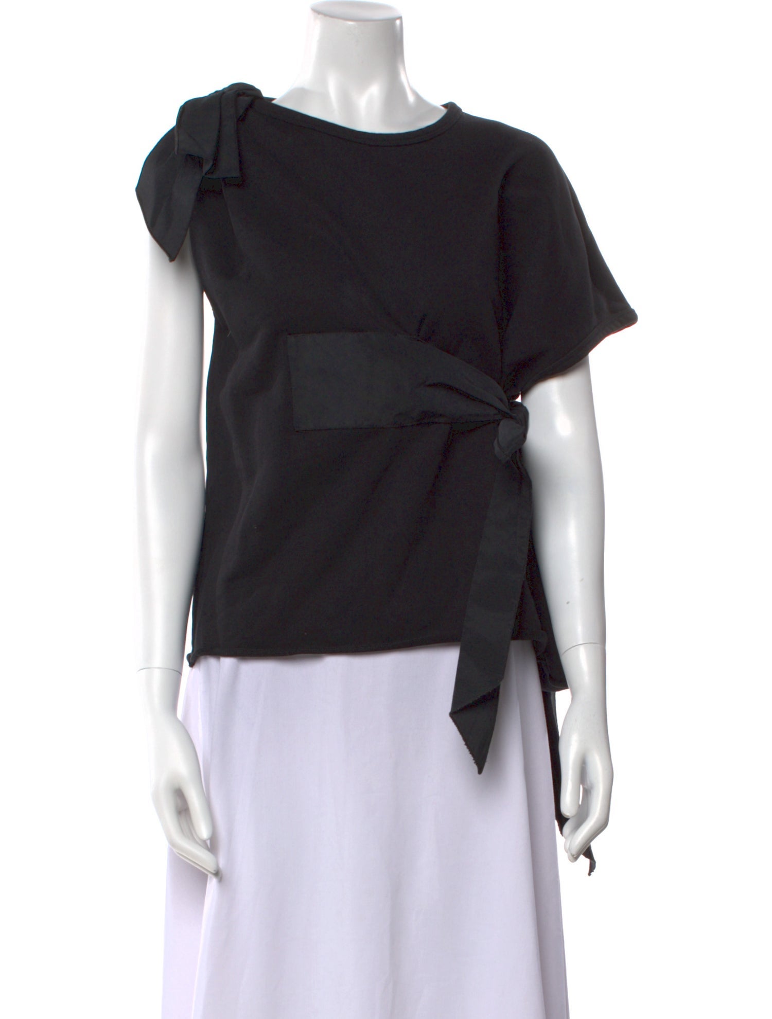 Nº 21 Bateau Neckline Short Sleeve Top