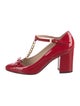 Nº 21 Patent Leather T-Strap Pumps