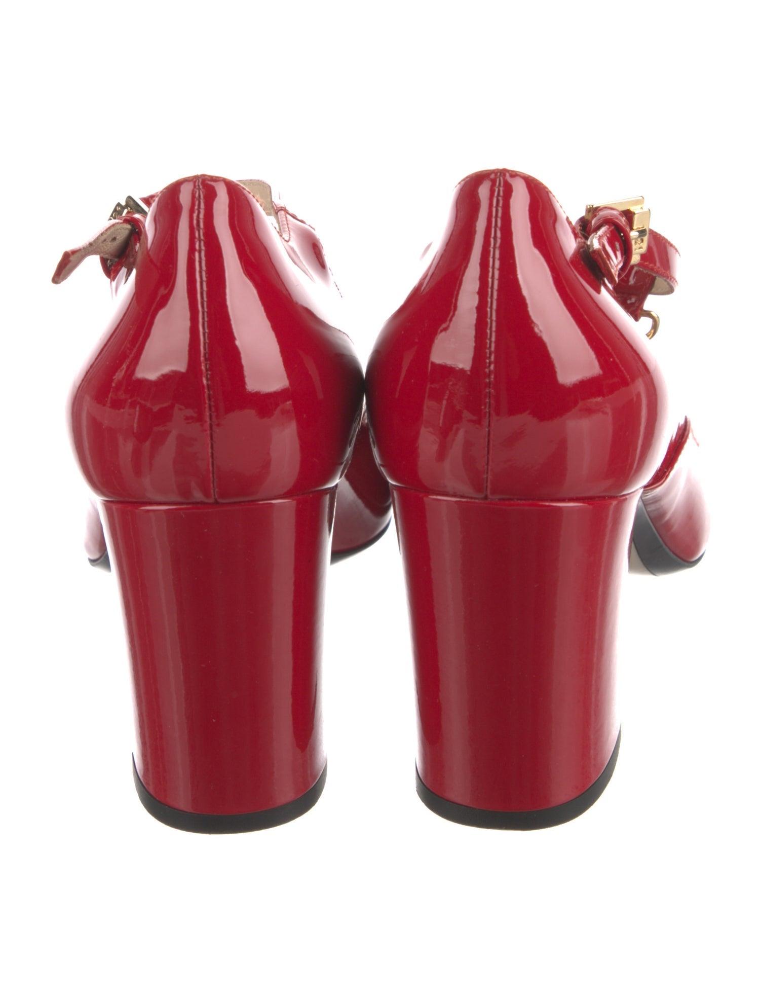 Nº 21 Patent Leather T-Strap Pumps