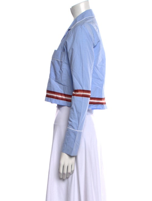 Nº 21 Graphic Print V-Neck Crop Top