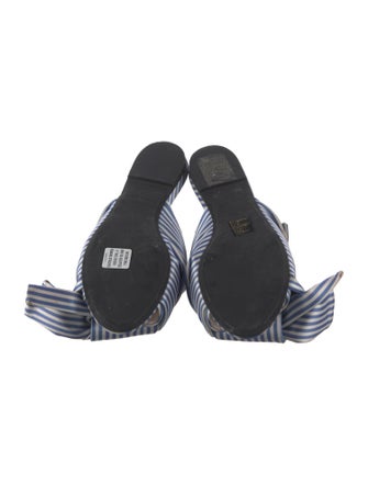 Nº 21 Satin Striped Slides