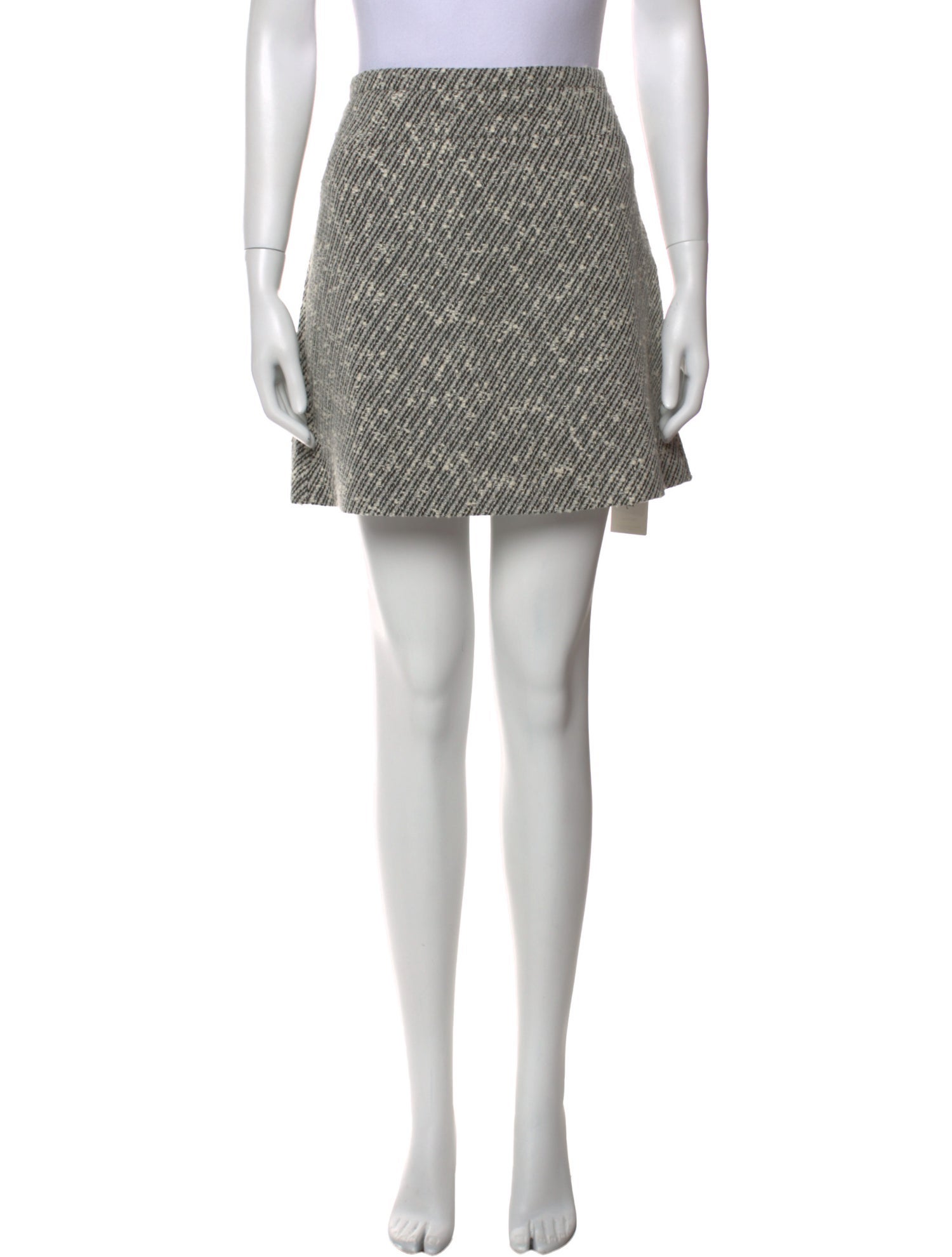Nº 21 Tweed Pattern Mini Skirt