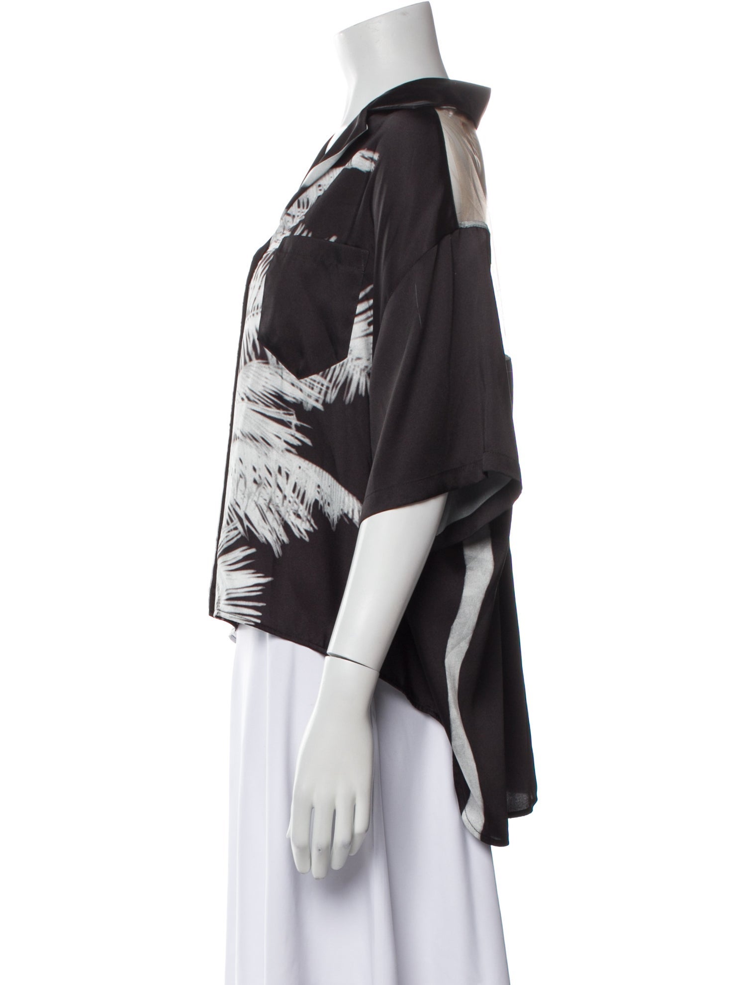 Nº 21 Printed V-Neck Top