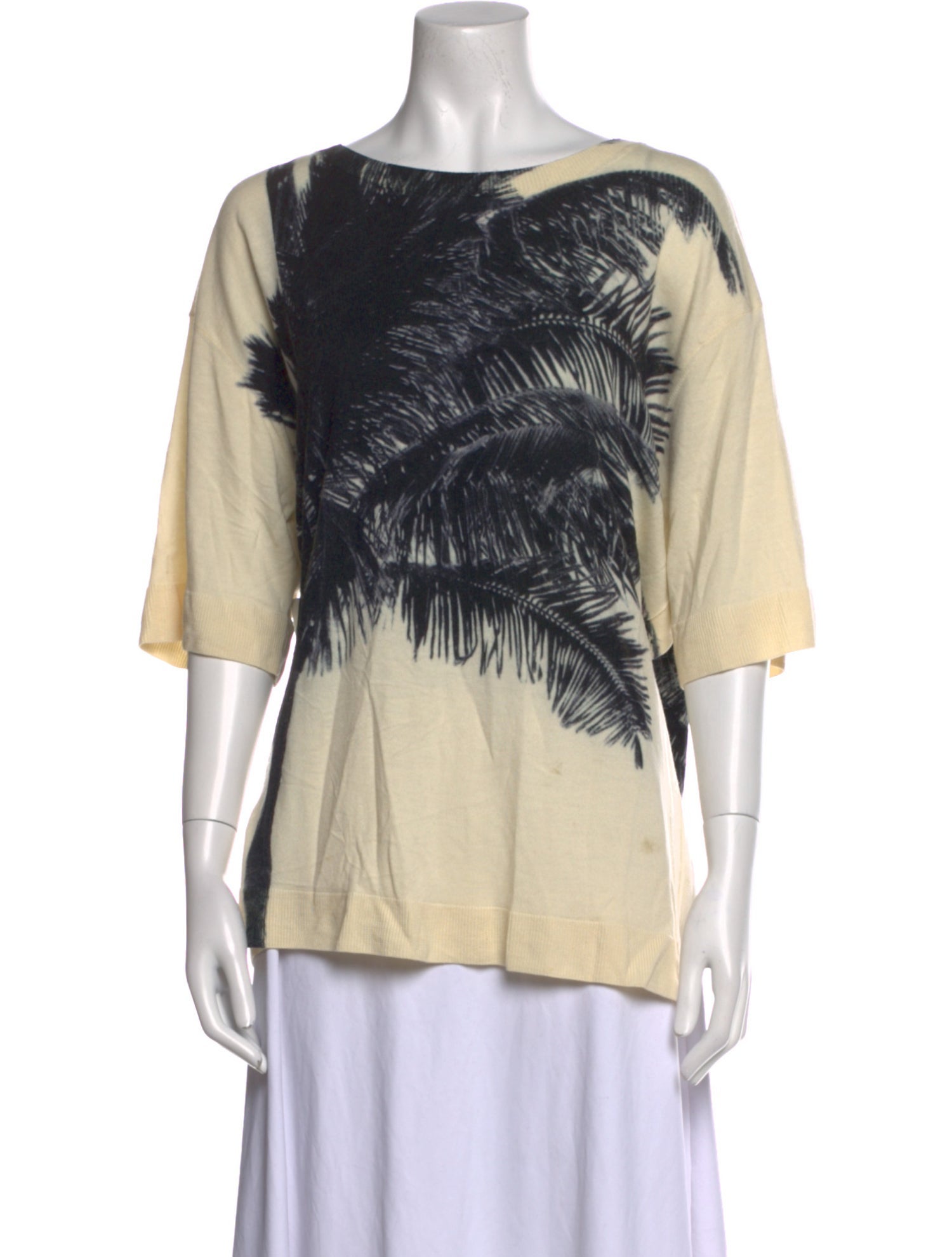 Nº 21 Tie-Dye Print Scoop Neck T-Shirt