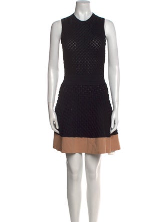 Nº 21 Colorblock Pattern Mini Dress