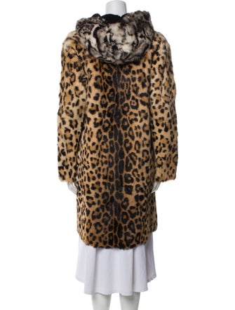 Nº 21 Fur Animal Print Fur Coat