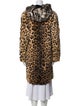 Nº 21 Fur Animal Print Fur Coat