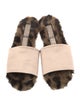Nº 21 Satin Animal Print Slides