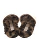 Nº 21 Satin Animal Print Slides