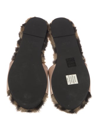 Nº 21 Satin Animal Print Slides