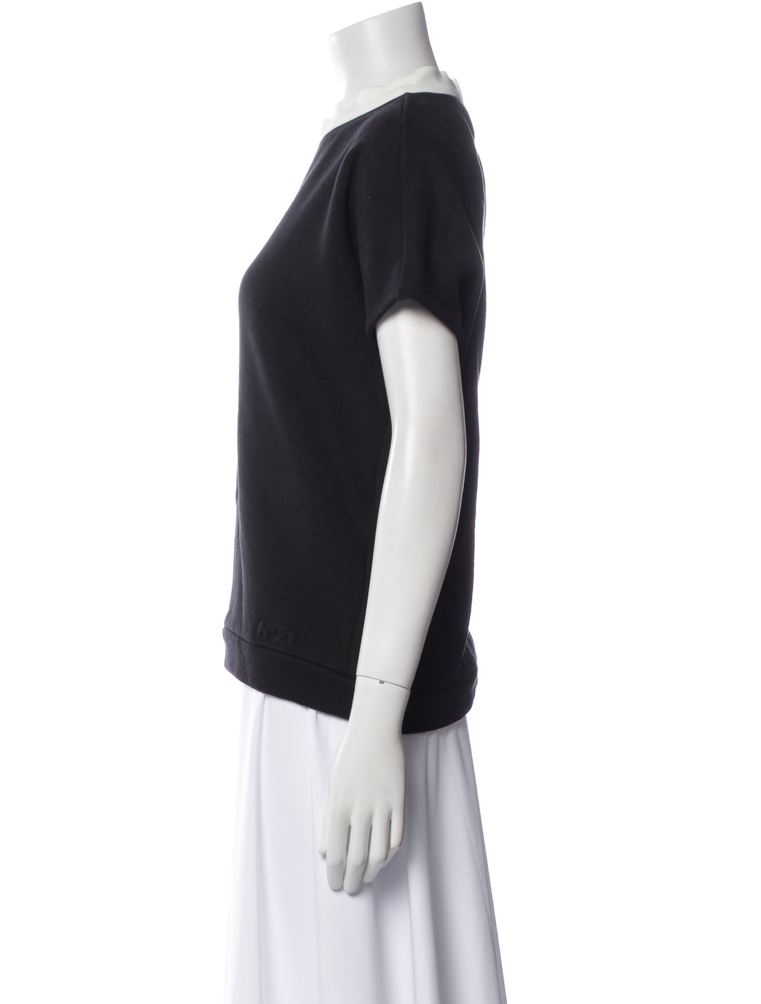 Nº 21 Scoop Neck Short Sleeve T-Shirt