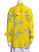 Nº 21 Silk Floral Print Button-Up Top