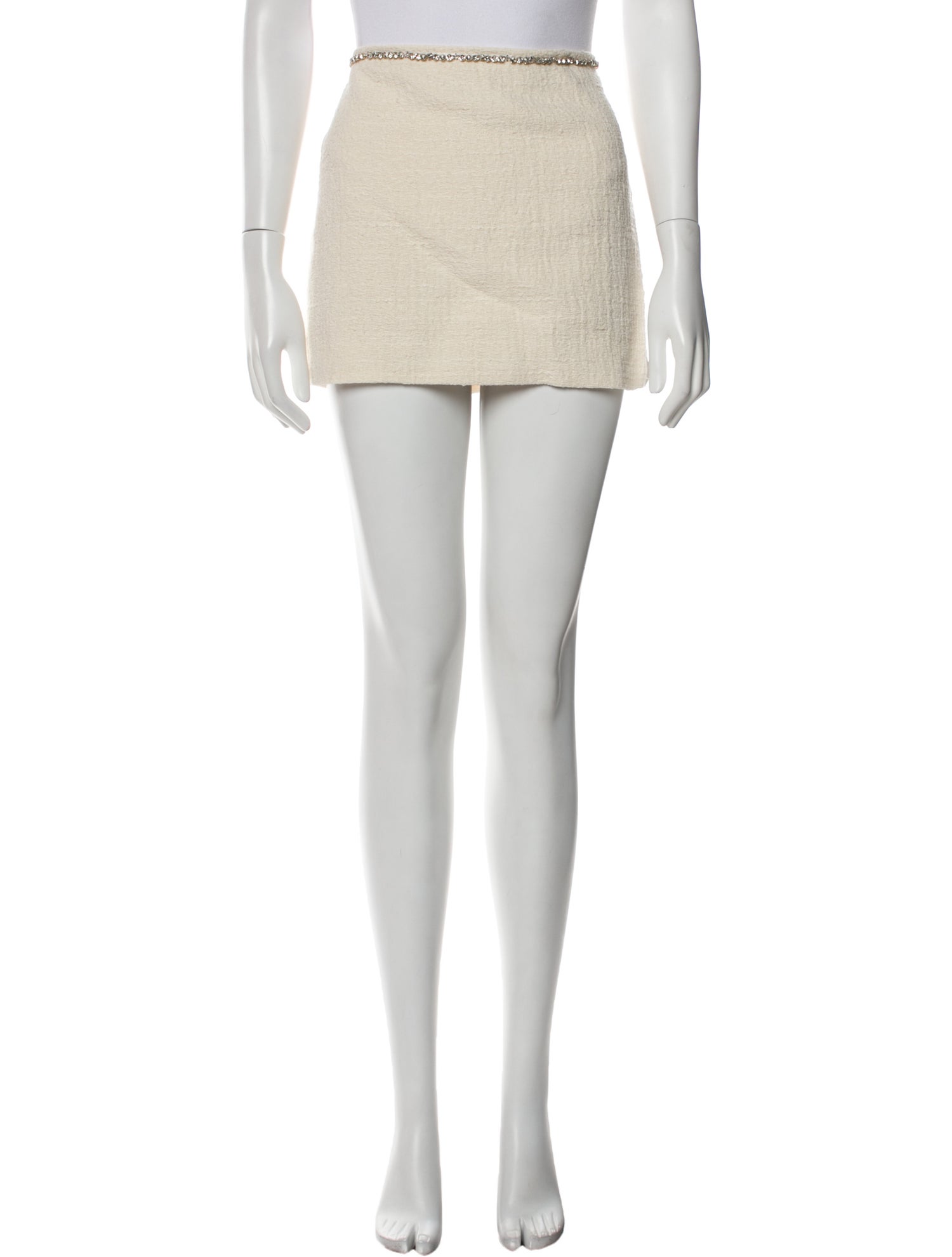 Nº 21 Crystal Embellishments Mini Skirt