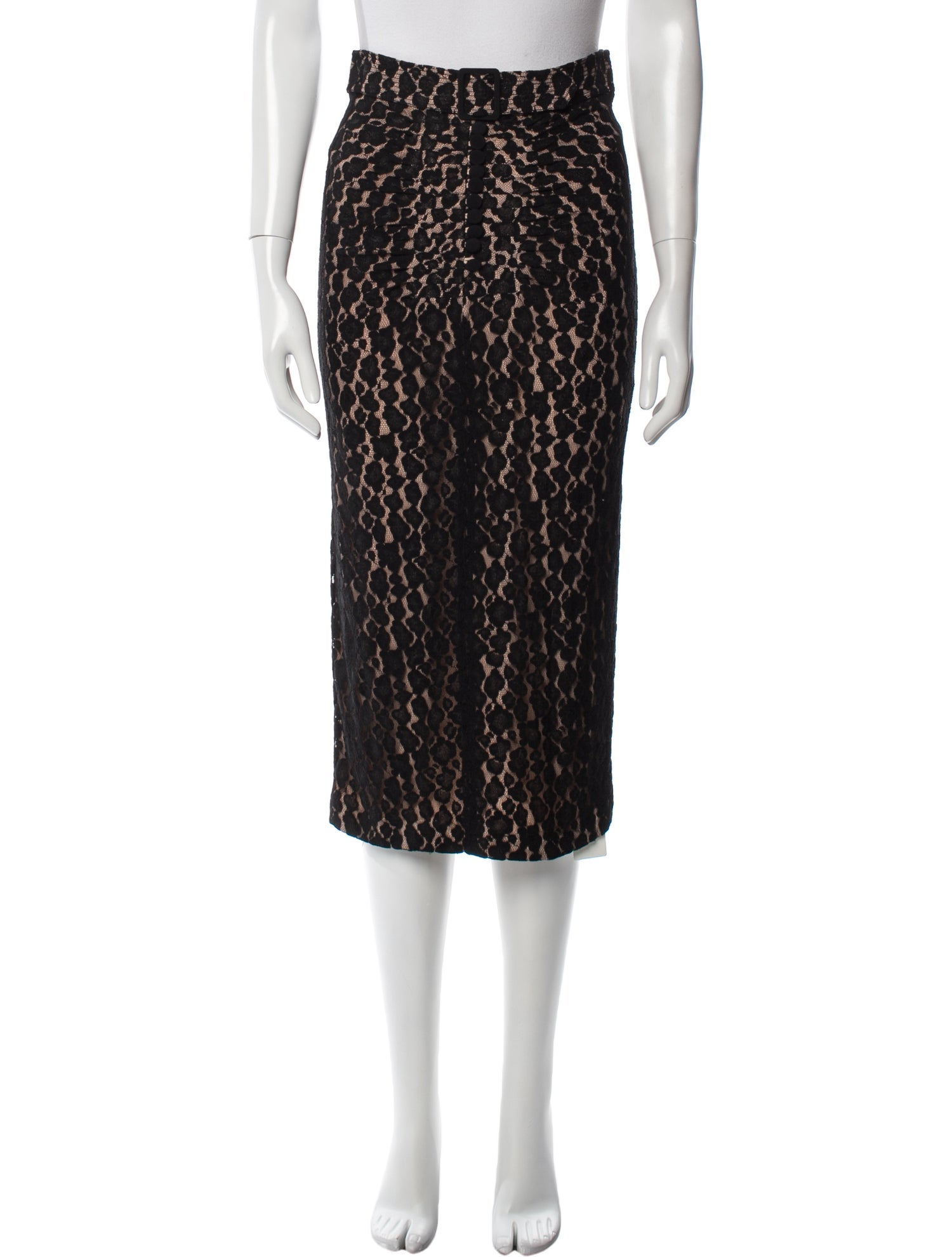 Nº 21 Printed Midi Length Skirt