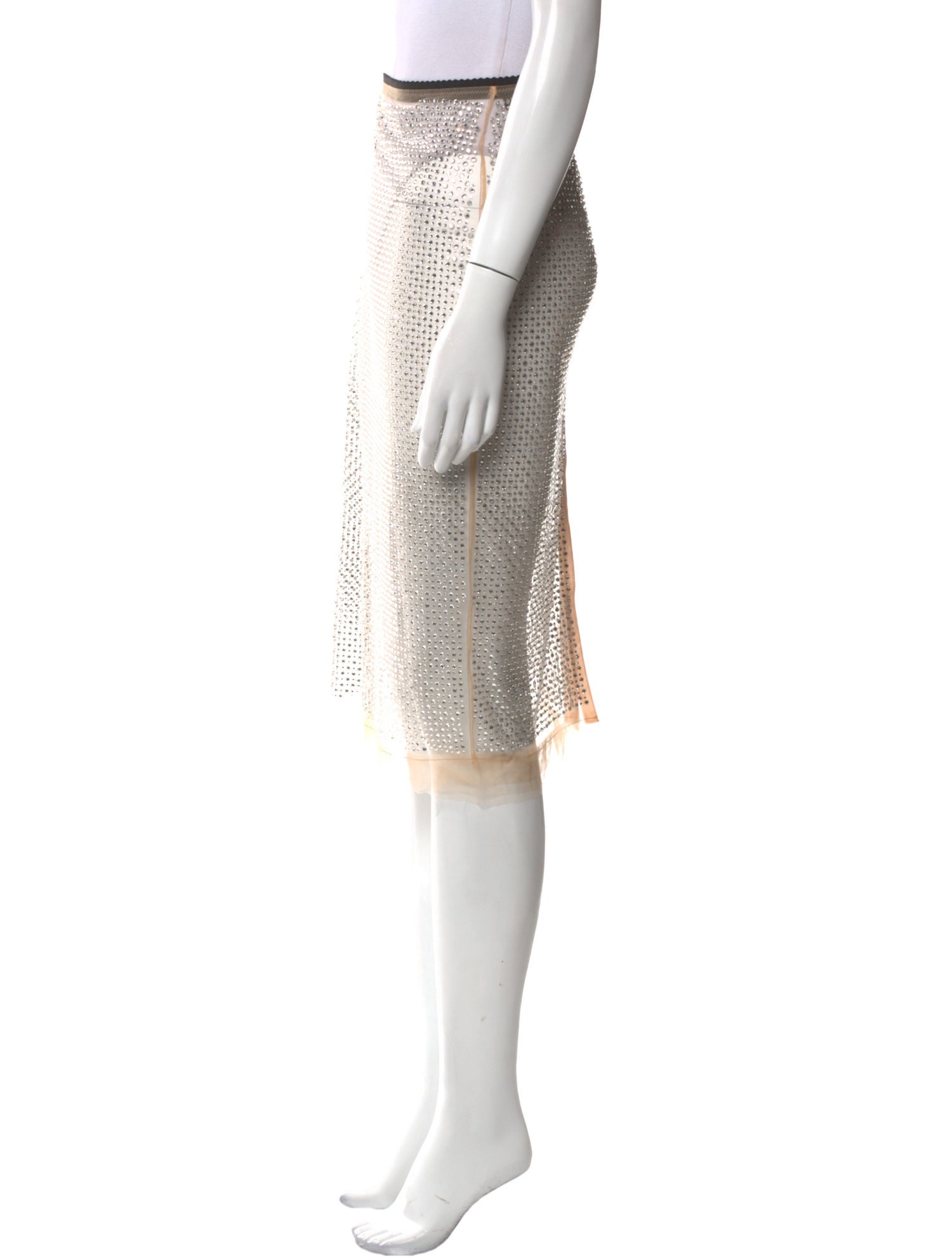 Nº 21 Crystal Embellishments Mini Skirt