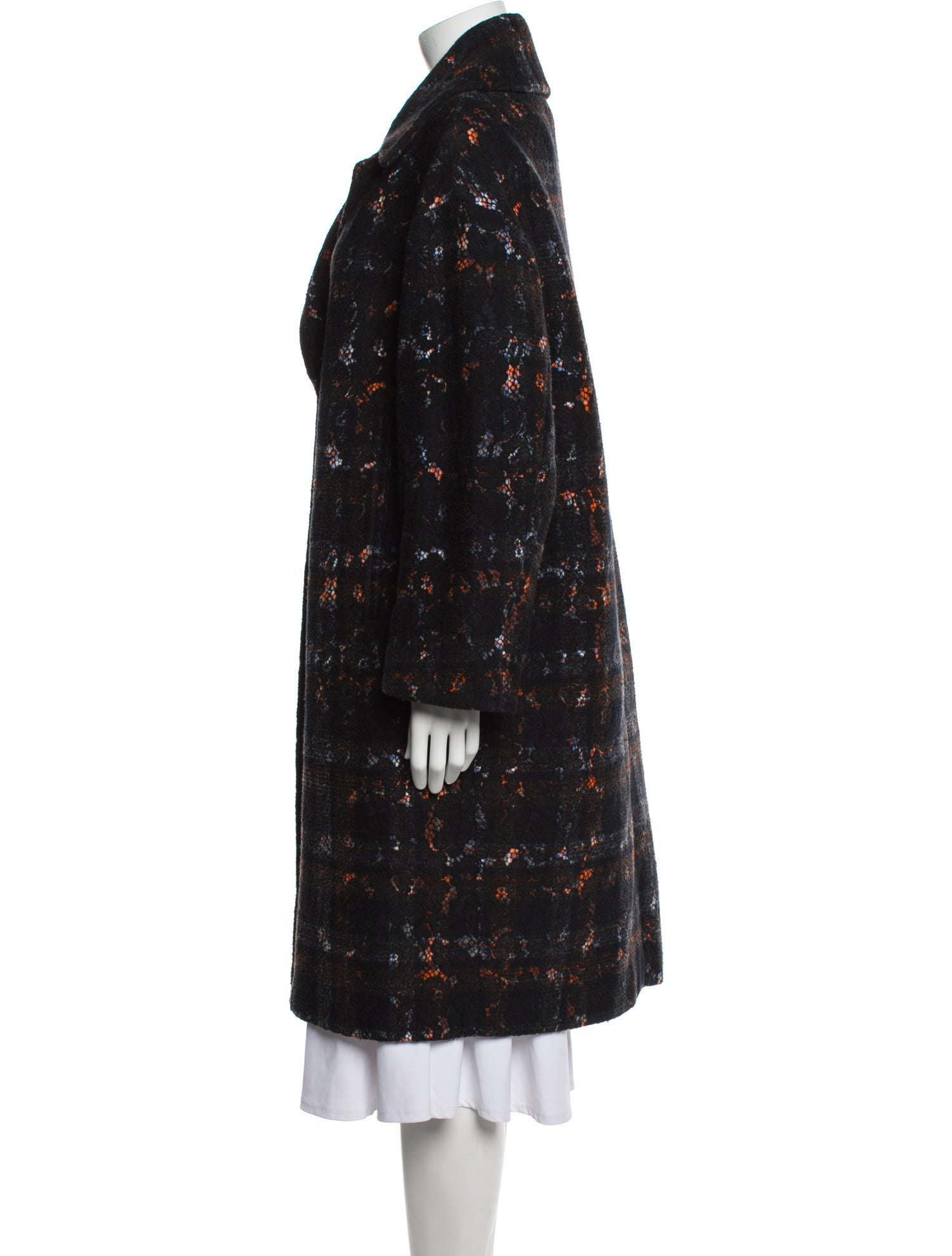 Nº 21 Printed Faux Fur Coat