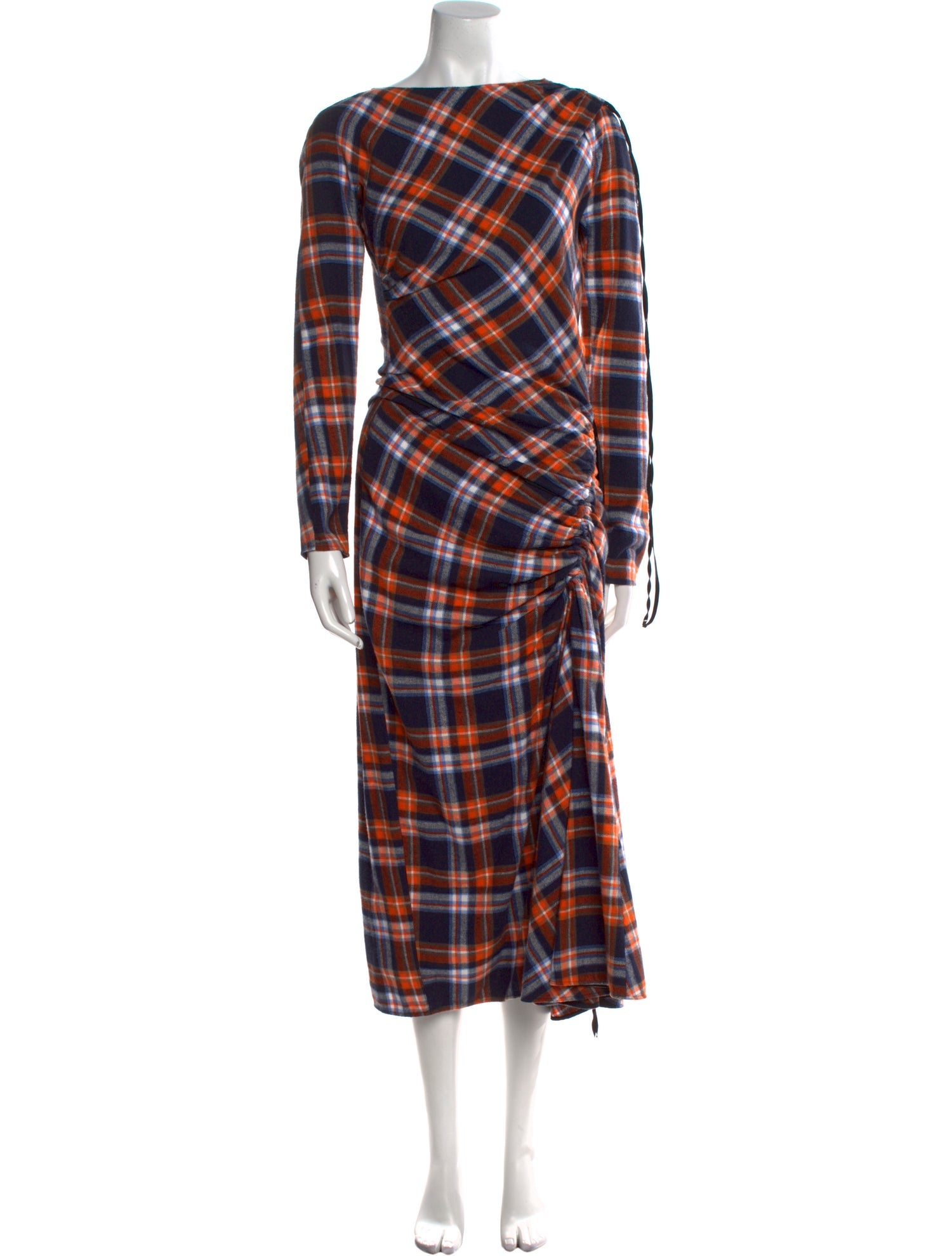Nº 21 Plaid Print Long Dress