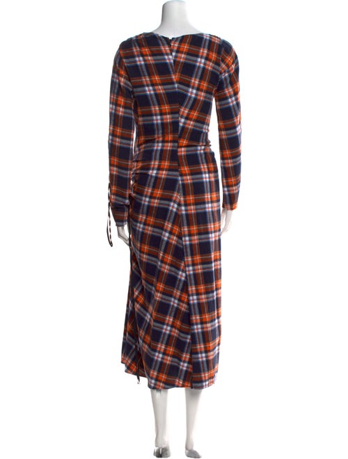 Nº 21 Plaid Print Long Dress