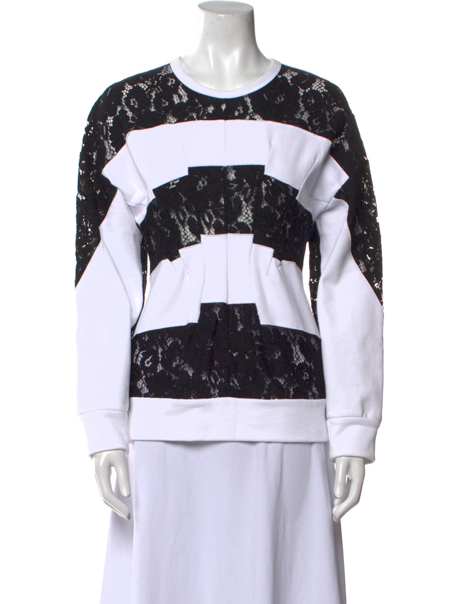 Nº 21 Graphic Print Scoop Neck Sweatshirt