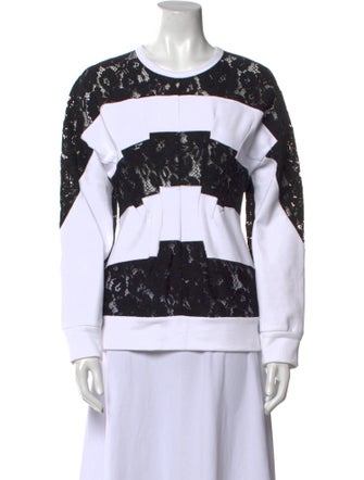 Nº 21 Graphic Print Scoop Neck Sweatshirt
