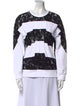 Nº 21 Graphic Print Scoop Neck Sweatshirt
