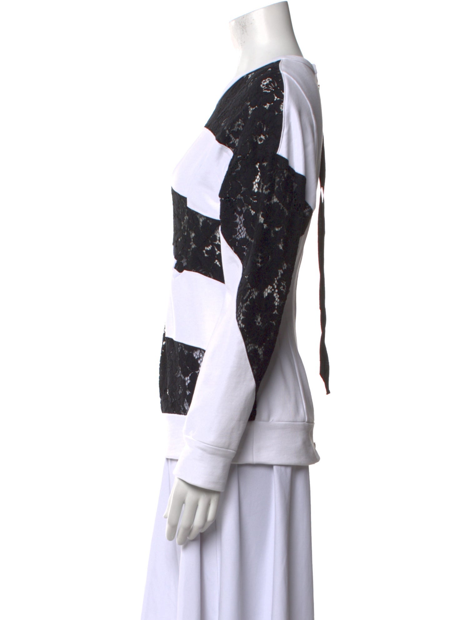 Nº 21 Graphic Print Scoop Neck Sweatshirt