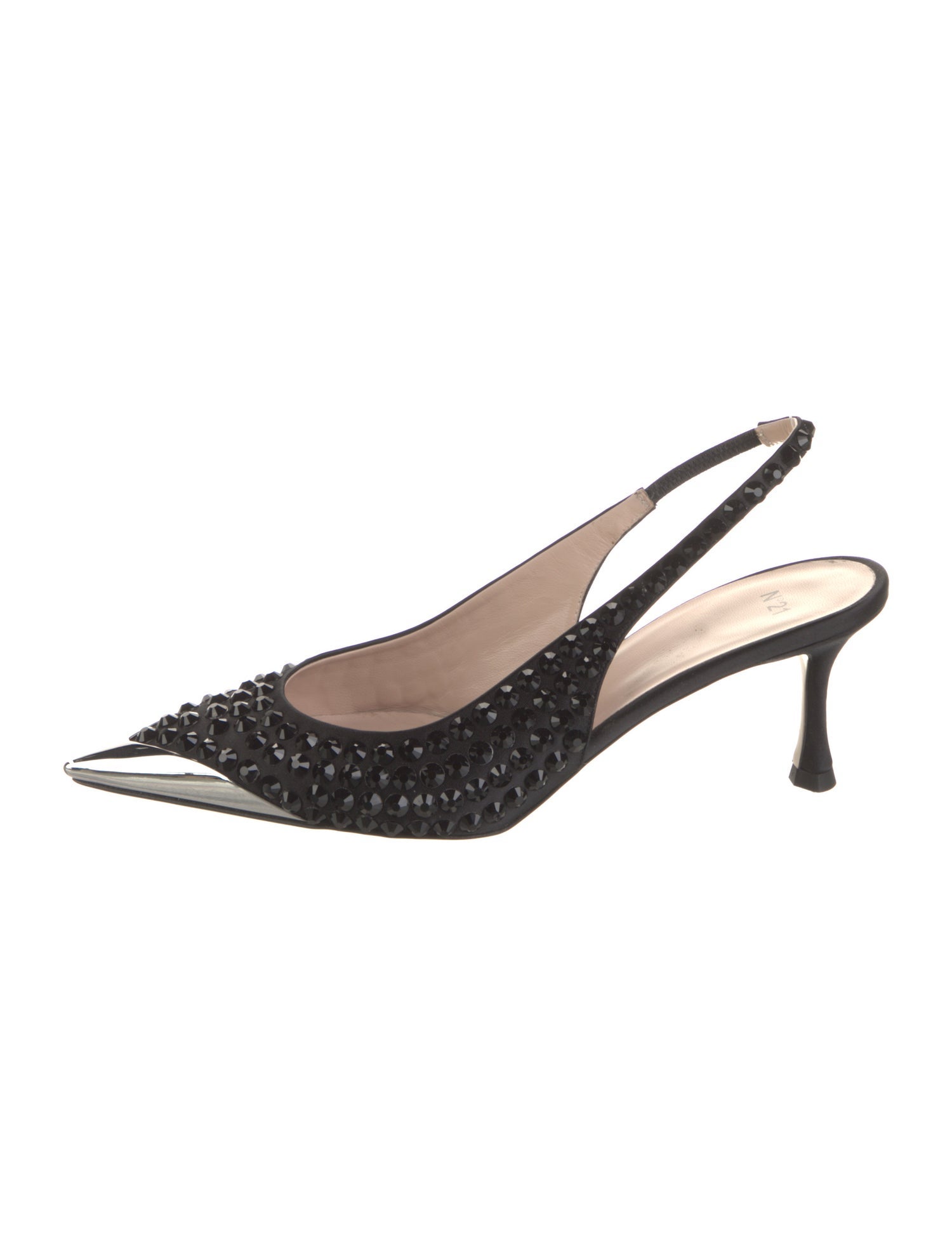 Nº 21 Satin Slingback Pumps