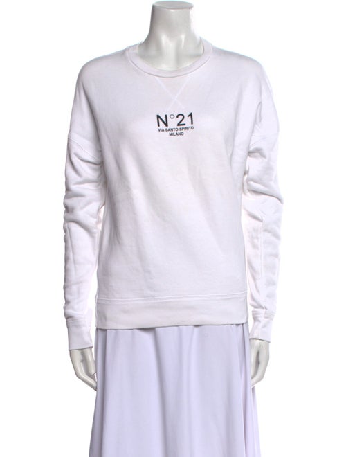 Nº 21 Graphic Print Crew Neck Sweatshirt