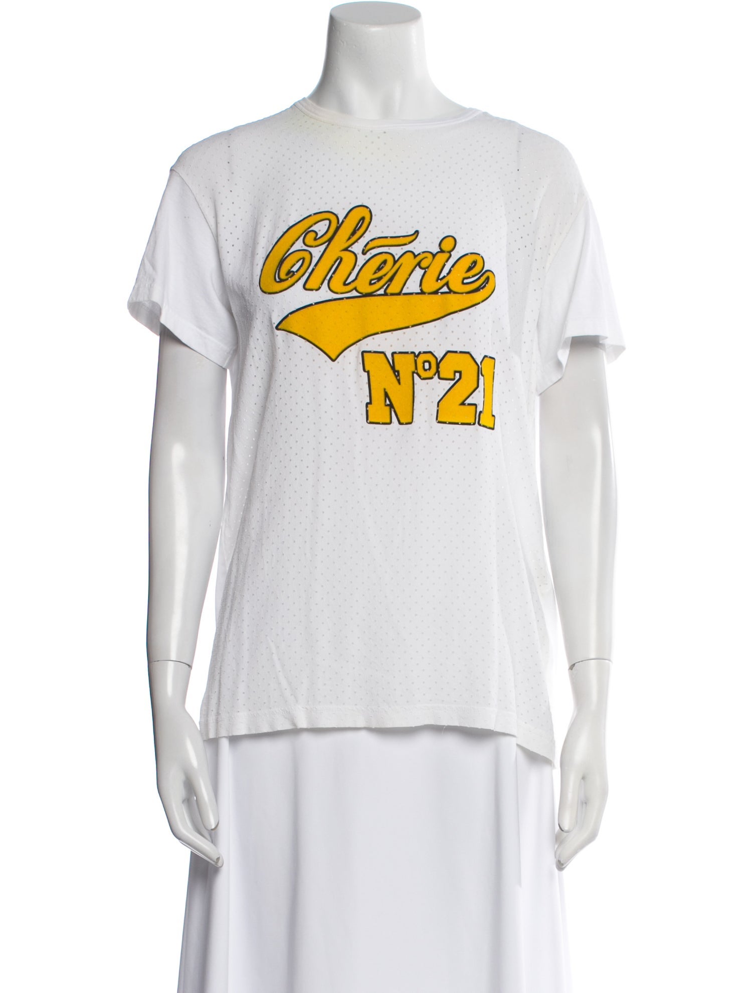 Nº 21 Graphic Print Crew Neck T-Shirt