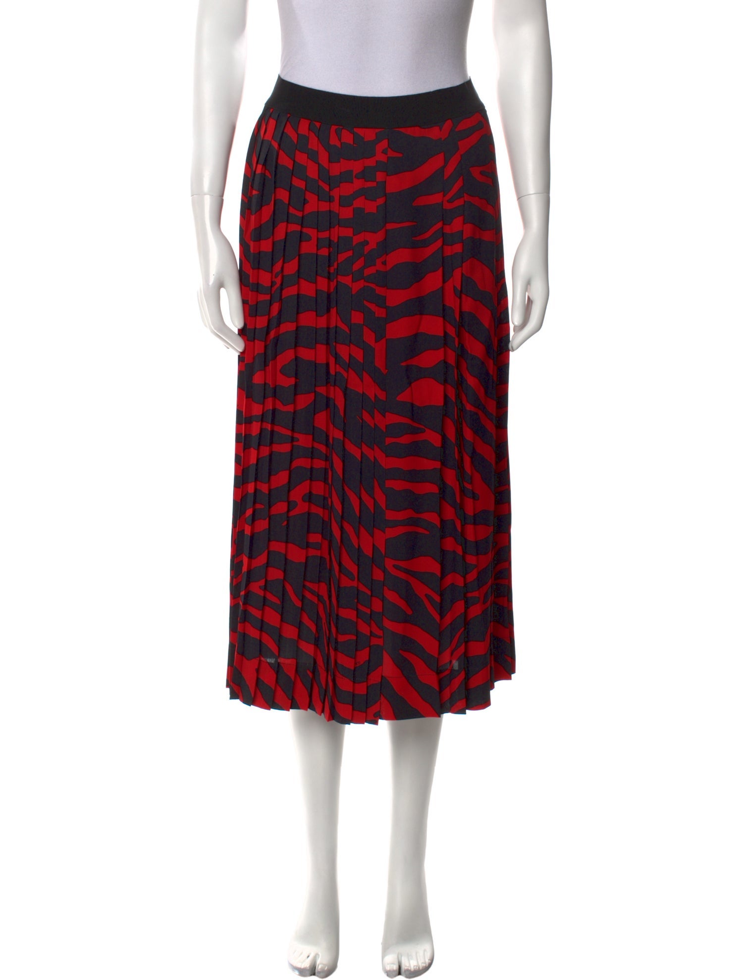 Nº 21 Animal Print Midi Length Skirt