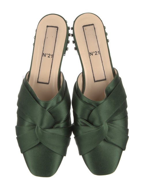 Nº 21 Satin Crystal Embellishments Mules